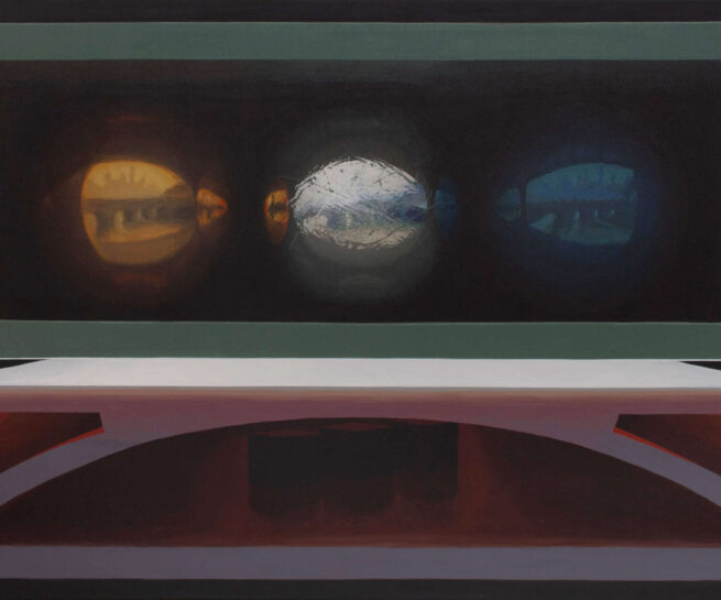 Julien Boily, Devart “Le Pont de Waterloo, temps couvert” de Claude Monet, 1903, 2023