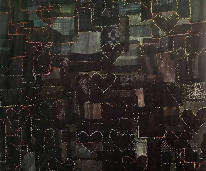 Jeny Bampali, Turning black into colour, 2023