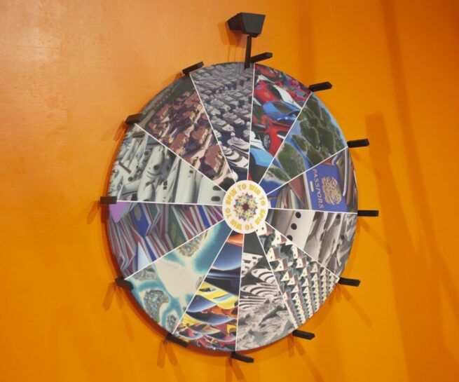 Bob Bicknell-Knight, Spin To Win, 2023, Cable depot platform