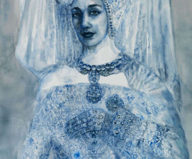 Blue Veil, 2020 by Kalliopi Asargiotaki, Fragments of truth platform