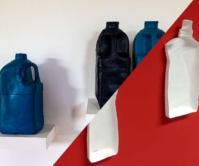 artplatform elsewhere, Liesbeth Bos, standing bottles & Liesbeth van Woerden, content